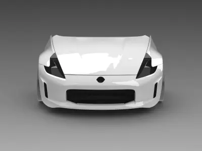 370Z Z34 Front Assembly Exterior Surfaces - 3D Laser-Scanned 3D model