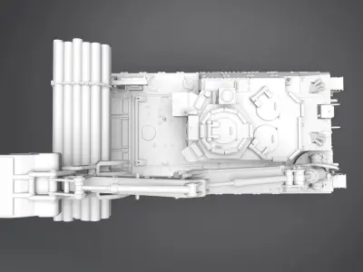 Trojan Armored Vehicle Scale model 3D print model