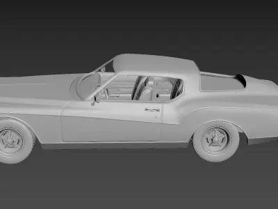 Buick Rievera 1973 3D print model