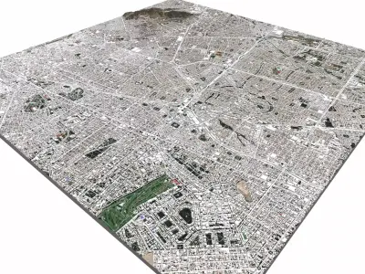 Cityscape Lima Peru 3D model