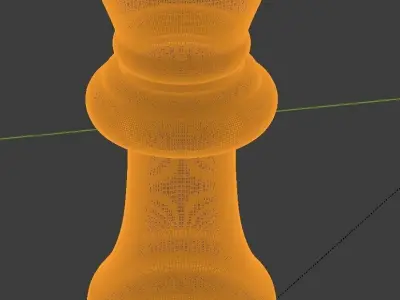 Wood Chess Free 3D model