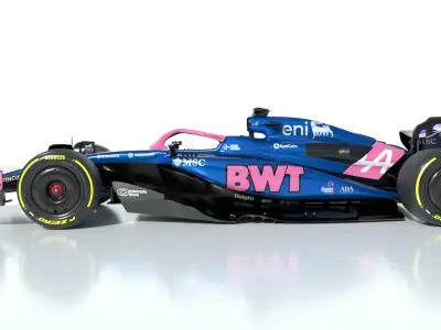 F1 Alpine A525 2025 Low-poly 3D model