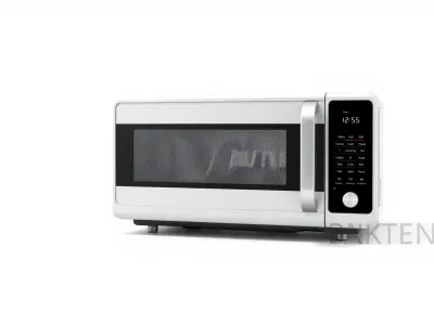 Compact Microwave Oven model pack Low-poly 3D model