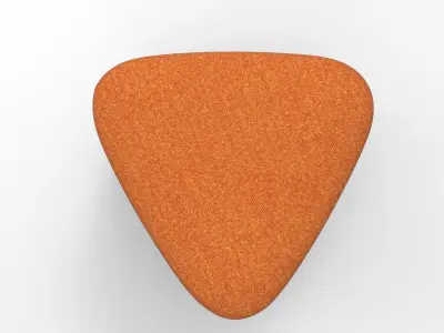 Fitu Stool Low-poly 3D model