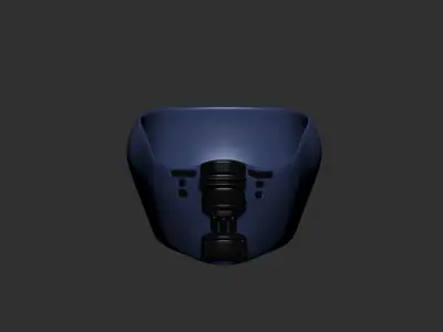 helmet high poly sculpt 3d printable ver 7 3D model 3D model 13