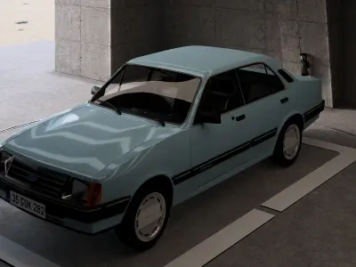 1990 CHEVETTE 3D model