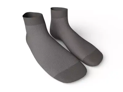 Socks M02 Low-poly 3D model