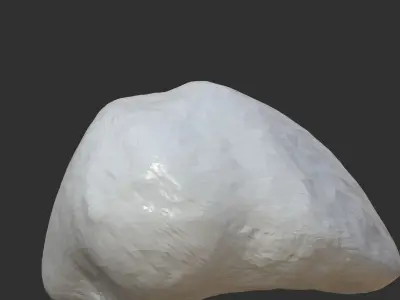 here is a free rock Free low-poly 3D model