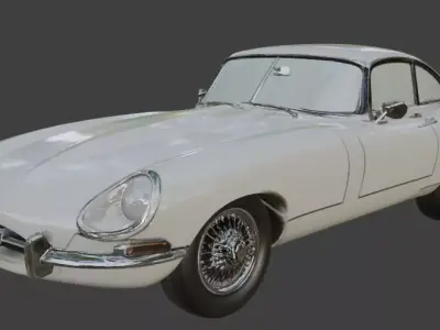 1961 Jaguar E-Type 3D Printable Model 3D print model