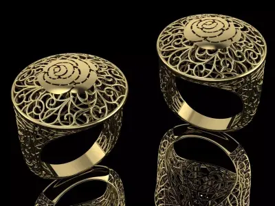 Ultra Vision Ring 3D print model 7
