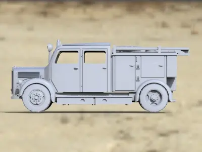  fire engine 3D print model