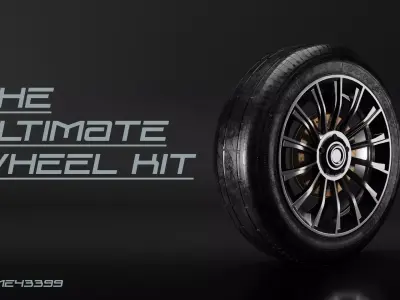 The ultimate wheel pack 3D model