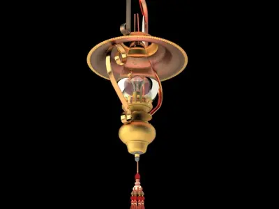 Chinese lantern 3D model