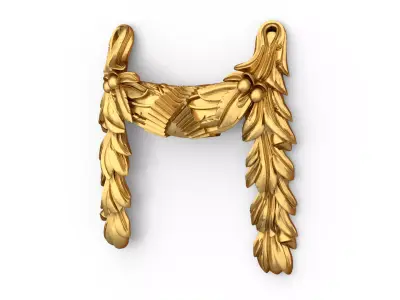 classic decorative swag onlay cnc 3d printing stl 10 3D print model purchase