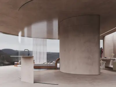 Bedroom interior scenes  3D model