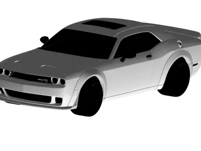 Dodge Challenger SRT  3D model