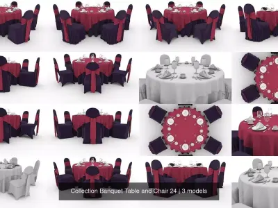 Collection Banquet Table and Chair 24