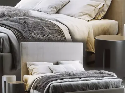 Meridiani Bardo Due Scandinavian Set 3D model