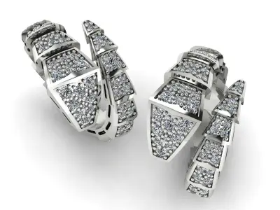 Bvlgari Snake Serpenti Ring  3D print model get