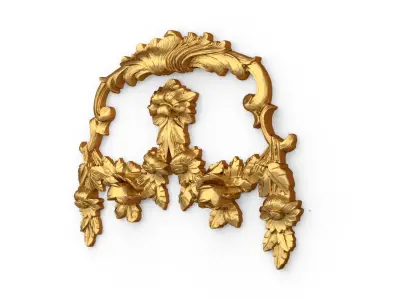 Classic carved decor ornament 363 3D model