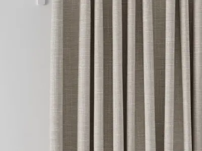 Curtain 001 3D model