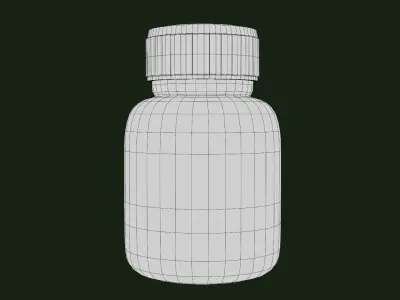  pill bottle Free 3D model
