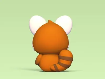 Cute Red Panda 3D print model