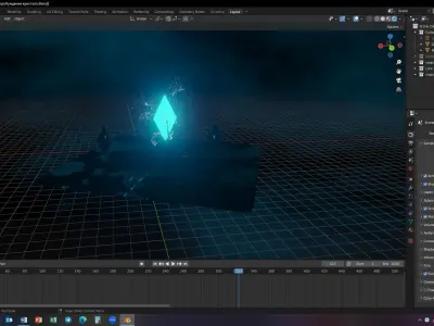 Crystal awakening 3D model