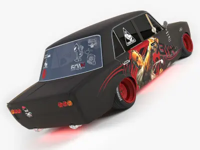 VAZ 2101 Custom Free 3D model