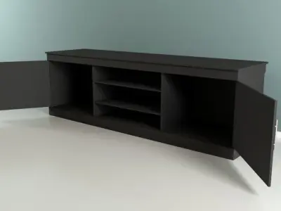 Television Unit Free low-poly 3D model