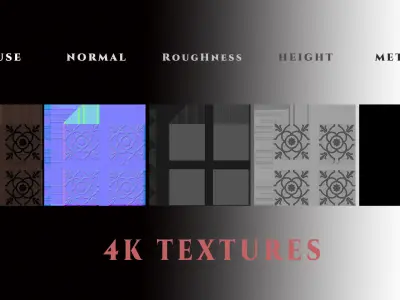 Luxury Floor - Wooden Tiles 01 Low-poly 3D model