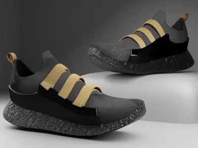 ADIDAS concept shoes 3D model