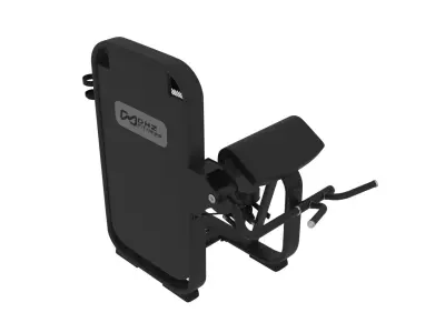 DHZ Fitness Camber Curl 3D model
