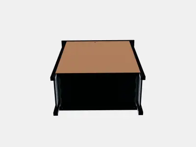 HEMNES chest of drawers with 6 drawers 1 Low-poly 3D model
