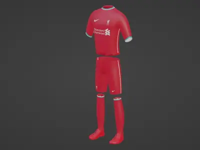 Liverpool Sportwear Low-poly 3D model