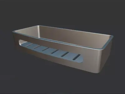 Bathroom Wall Shelf 3D model