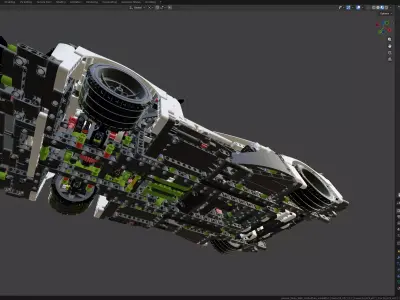 LEGO peugeot 9x8 3D model