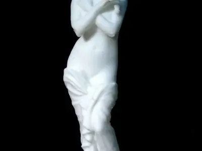 Psyche Sculpture Le Louvre 3D model