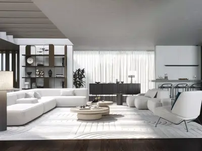 ProVis3D 036 - Modern Interior Series Livingroom I 3D model