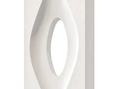 Gesso 3D gypsum block 3D model