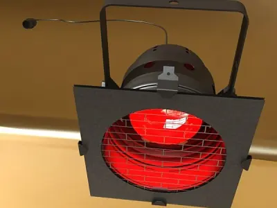 Spotlight Stage Light 04 3D model