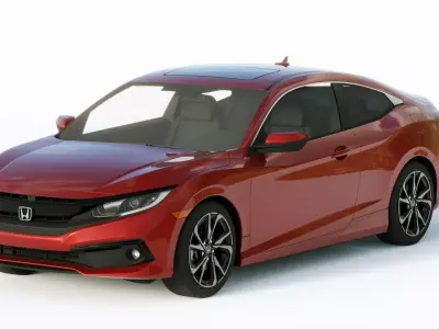 Honda Civic Coupe 2019 3D model