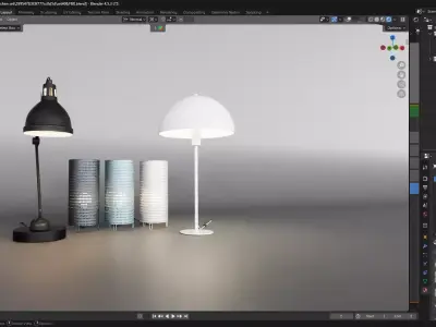 JYSK Table Lamp 3D model