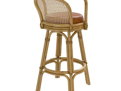 Cuban Barstool Lincoln Brooks 3D model