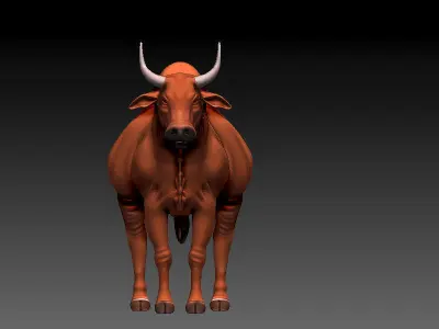 3D Bull 3D model