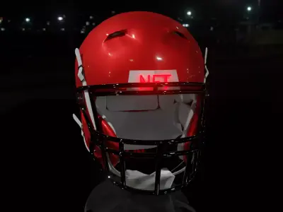 AMERICAN FOOTBALL HELMET Free 3D model