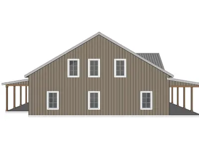 Barndominium House 86-Archimple LLC 3D model