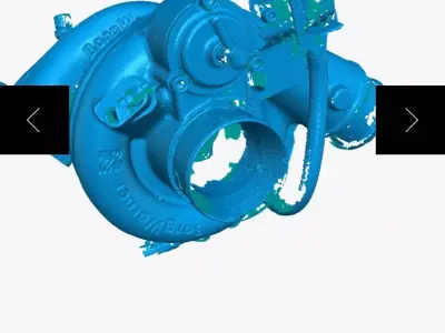 Borgwarner Turbo 3d scan 3D model