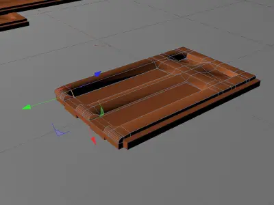 Traditional Roof Tile 3D model