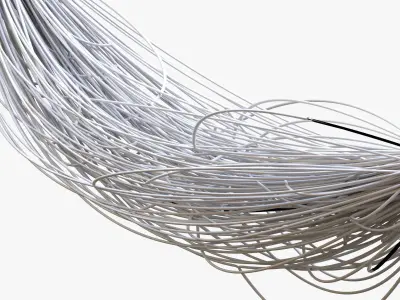 Cable Wire Web 3D model